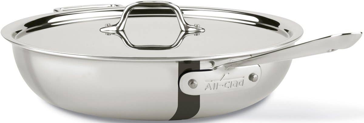 ワンピなど最旬ア！ Pan Weeknight Stainless 4-Quart All-Clad - Quality Second 調理器具