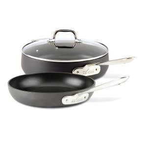 10-In. Fry Pan and 4-Qt. Saute Pan W/Lid / Set / Hard Anodized / HA1 - Packaging Damage