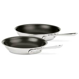 8-inch and 10-inch Nonstick Fry Pan Set / Stainless - Packaging Damage